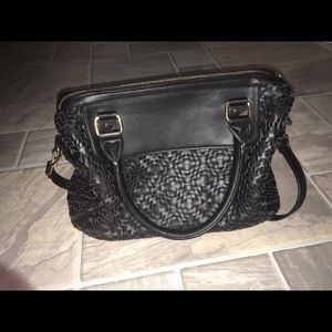 Sole Society Somora Quilted Satchel black